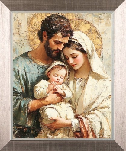 The holy family mary - the,