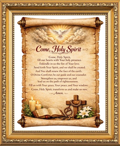 Come holy spirit - holy,