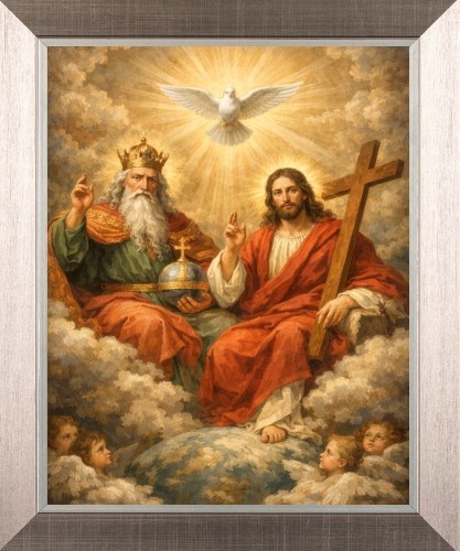 The holy trinity - father,, son