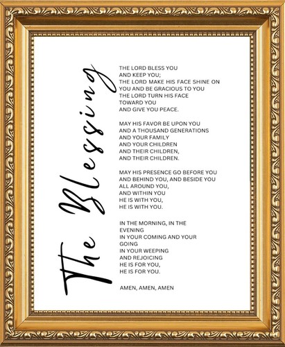 The blessing lord bless - the,