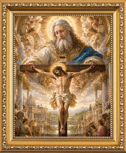 Jesus the cross - on,