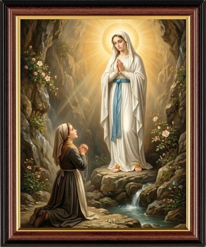 Our lady lourdes the - lady,