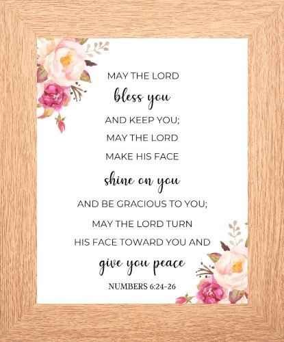 May the lord bless you - bless, and