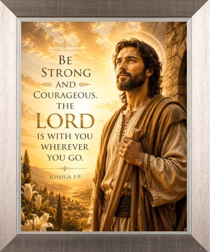 Strong and courageous - be, the