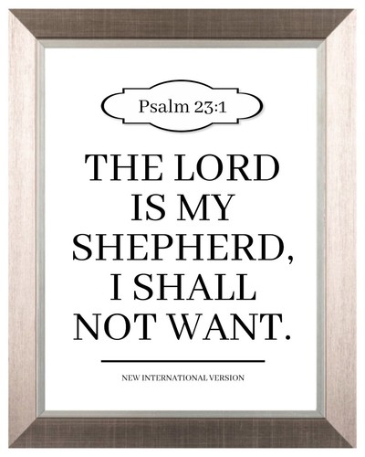 Psalm the lord my - psalm, 23