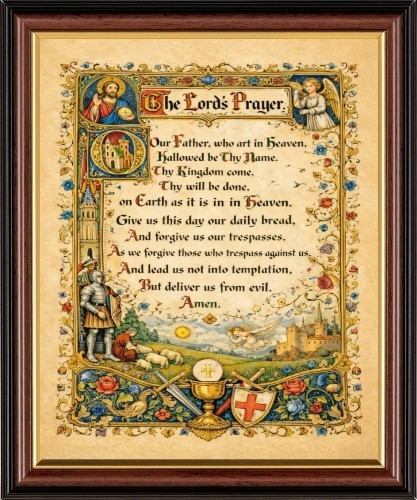 The lord prayer our - lord's, father