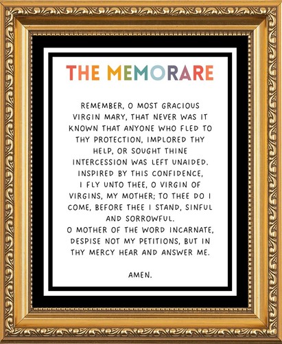 The memorare remember - the,
