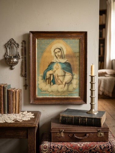 Vintage immaculate heart - vintage, of