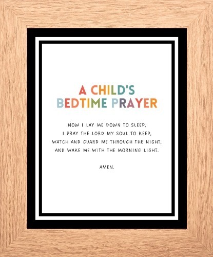 Child bedtime prayer - child's,