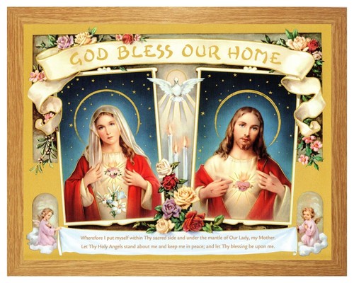God bless our - bless, house