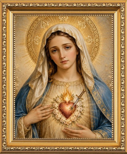 The immaculate sacred heart - immaculate, /