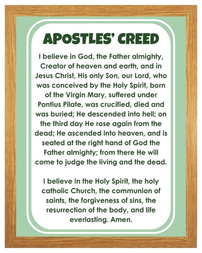 Apostles creed i believe in - apostles',