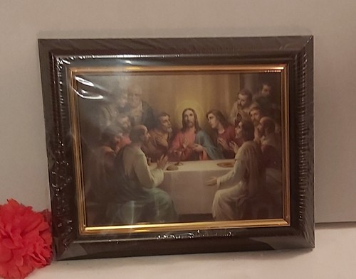 Last supper framed picture - last,