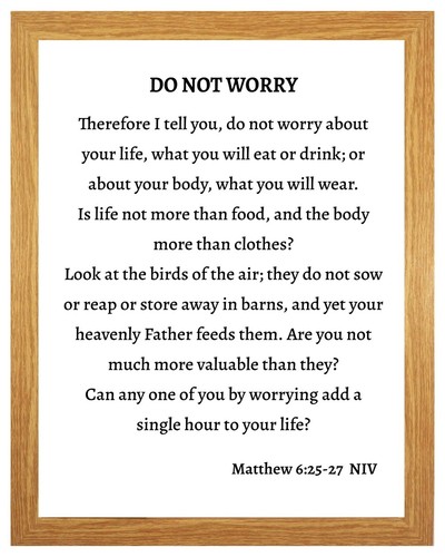 Not worry about - worry,