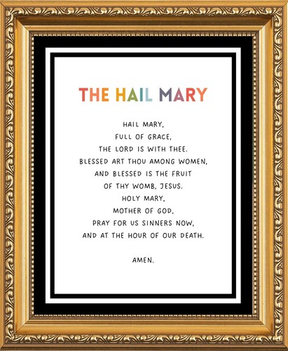 Hail mary full grace - of,