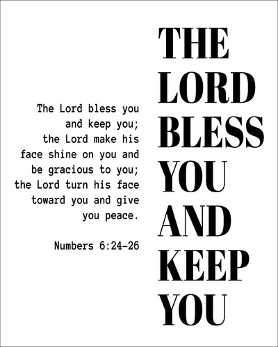 The lord bless you and - the, keep