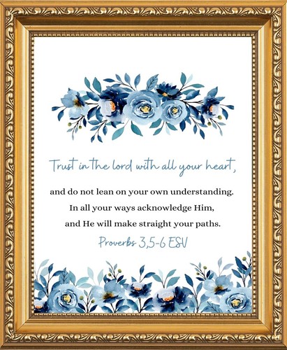 Trust the lord with all - in,
