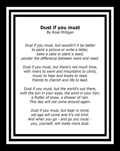 Dust you must rose - you,