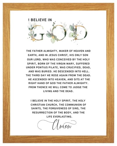 Apostle creed i believe - creed,
