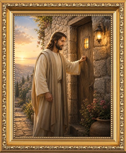 Jesus said behold stand - -, at
