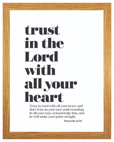 Trust the lord - the,