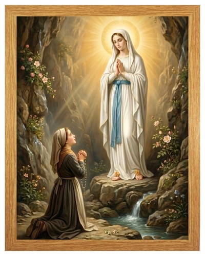 Our lady lourdes the - lady,