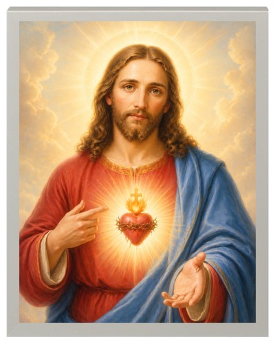 The sacred heart our lord - sacred,