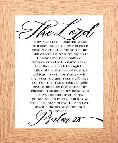 The lord shepherd psalm - is, my