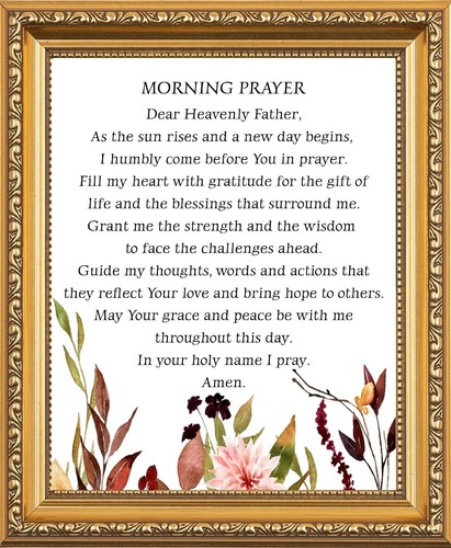 Morning prayer dear - prayer,