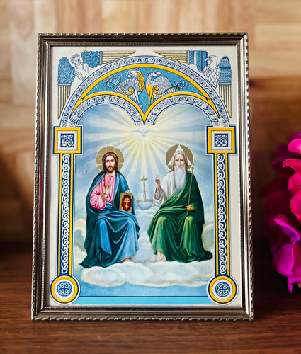 Christianity framed icon print - christianity,
