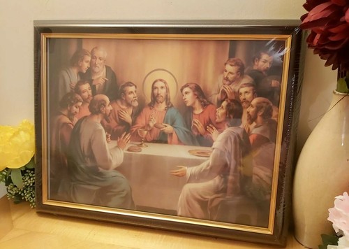 The last supper framed - supper",