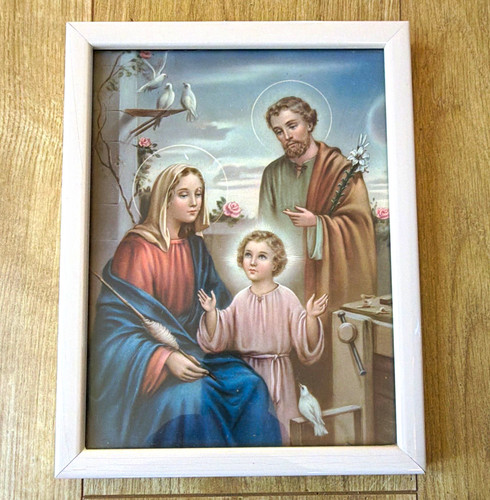 Framed holy family - framed,